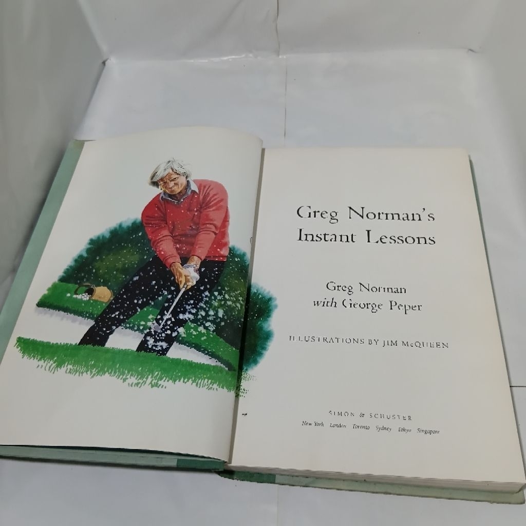 Jual BUKU TUTORIAL GOLF GREG NORMANS INSTANT LESSON hard cover | Shopee ...