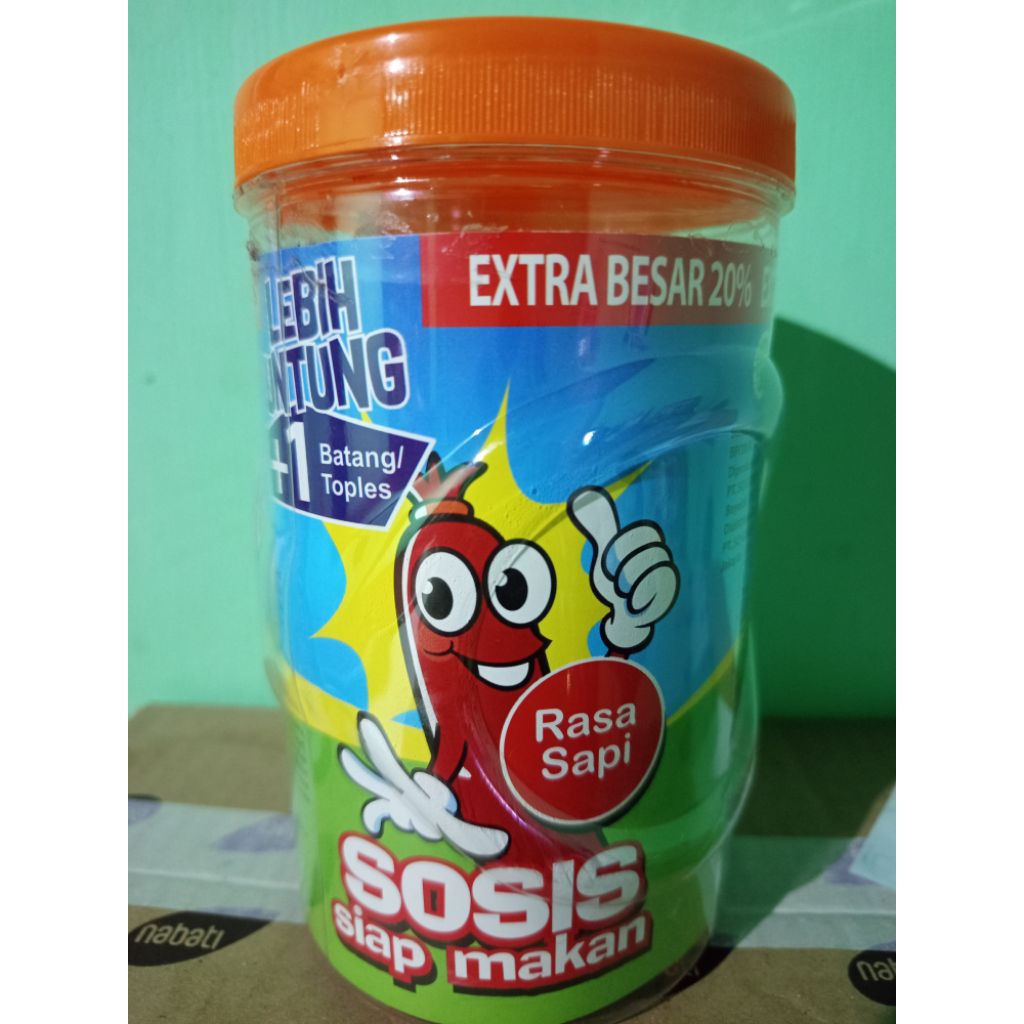Jual Sosis Sonice Rasa sapi 1 toples isi 24+1 | Shopee Indonesia