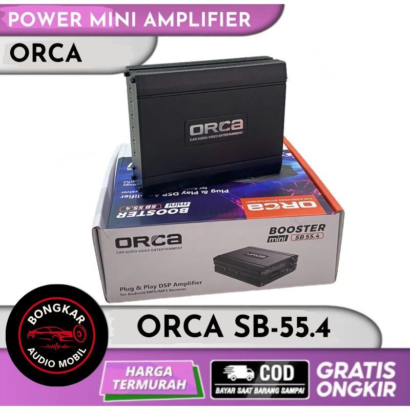 Jual ORCA Booster Mini with DSP RC-5468 Plug & Play DSP Power Amplifier ...