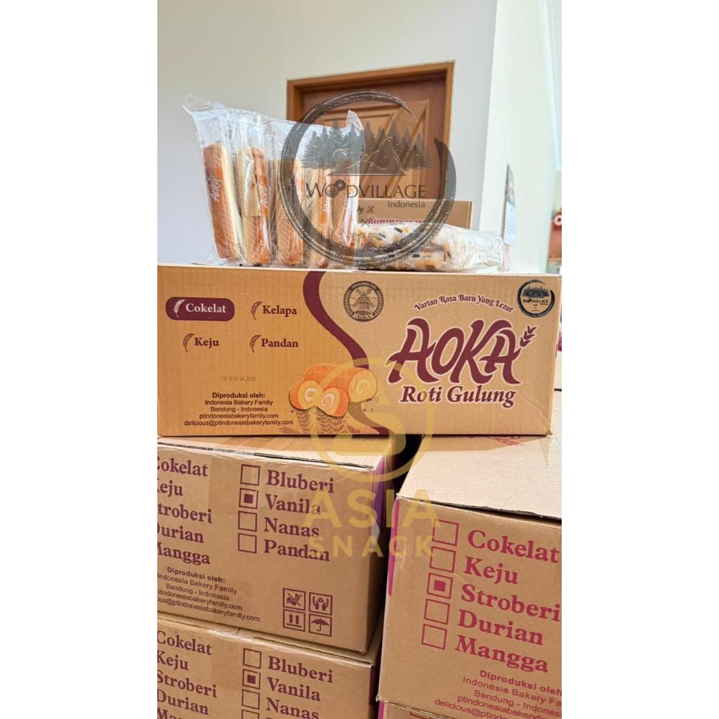 Jual Aoka Gulung Mini / Roti Aoka isi 120 pcs | Shopee Indonesia