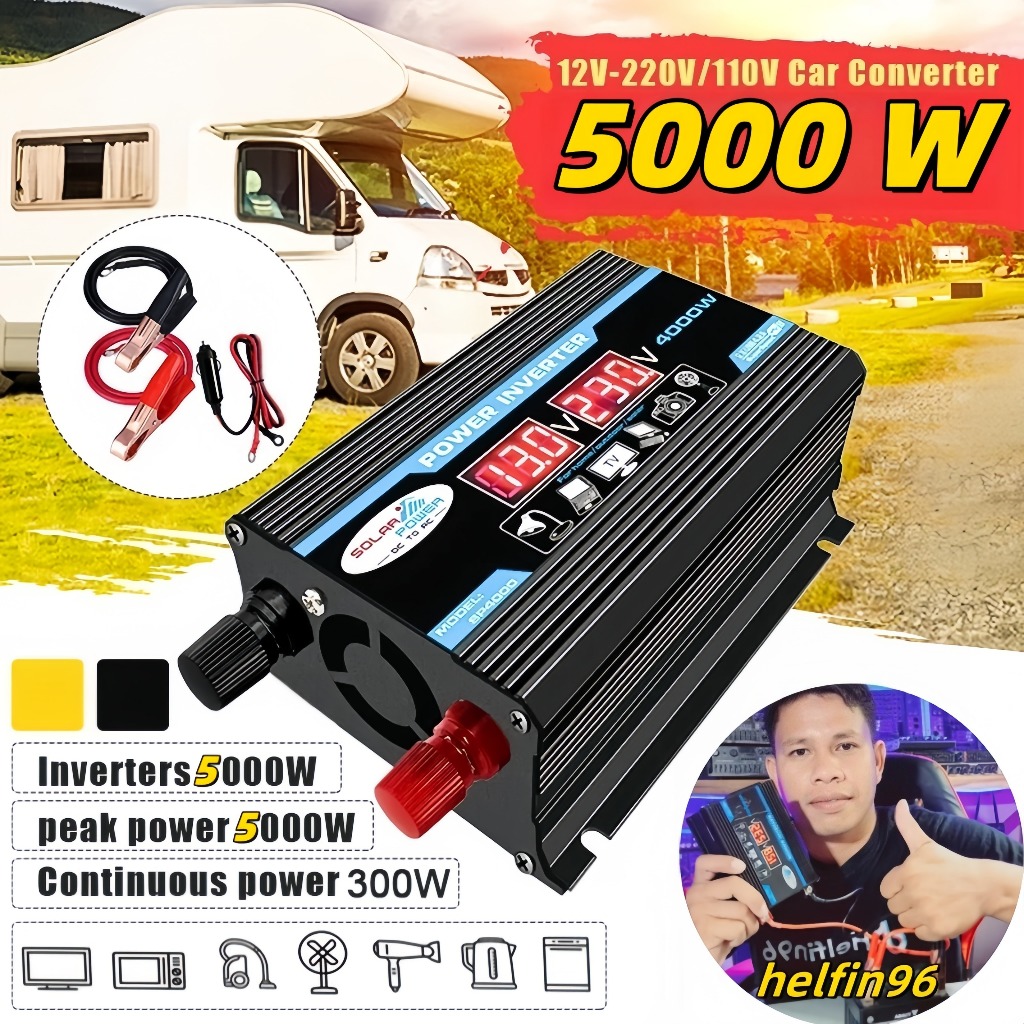 Jual Inverter 4000 Watt/Mobil Inverter Modified Sine Wave 12V Ke 220V ...