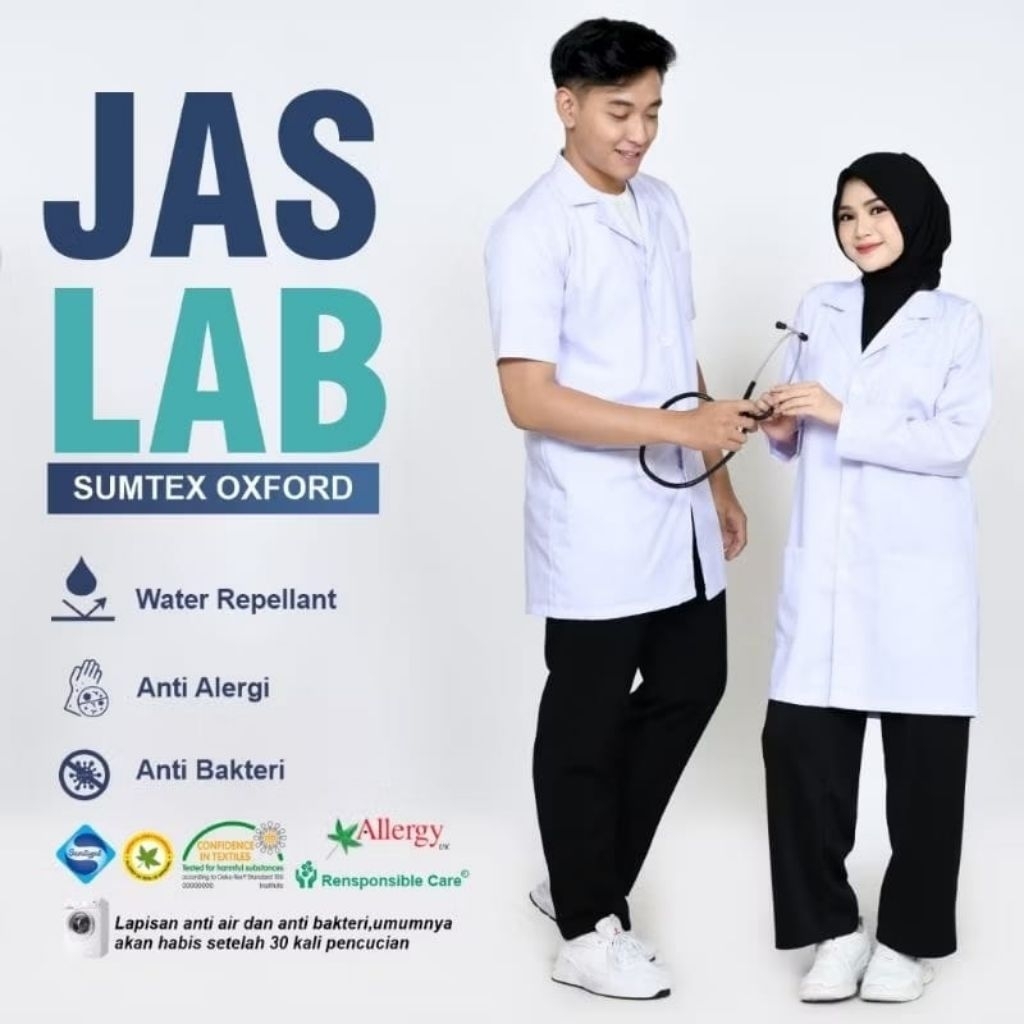 Jual JAS LABORATORIUM JAS LAB BAHAN OXFORD JAS LAB READY STOK | Shopee ...