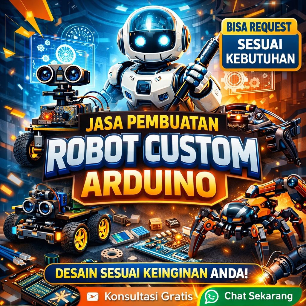Jasa Pembuatan Robot Custom Arduino Bisa Request Konsultasi Gratis
