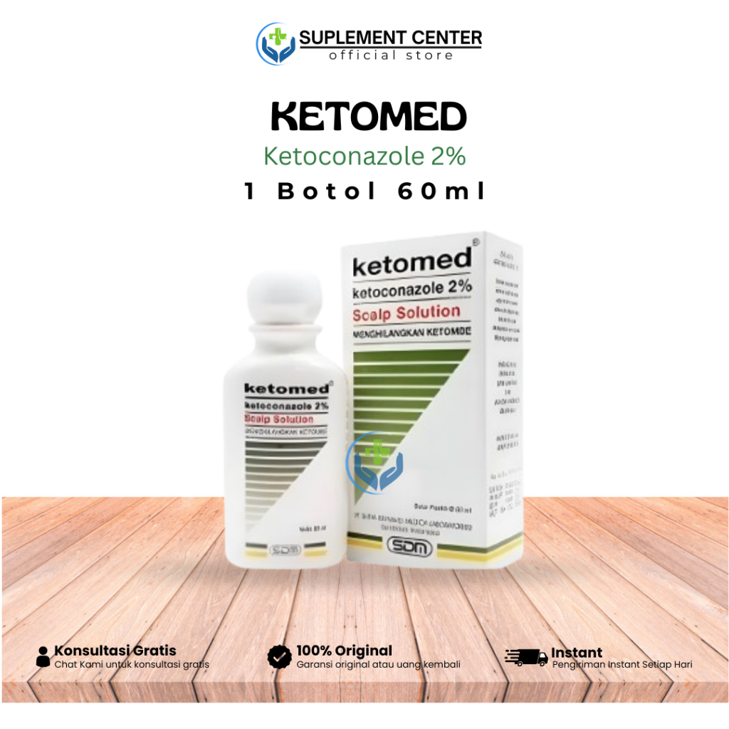 Jual Ketomed 2% Scalp Solution untuk Mengatasi Infeksi Jamur Kulit (60 ...