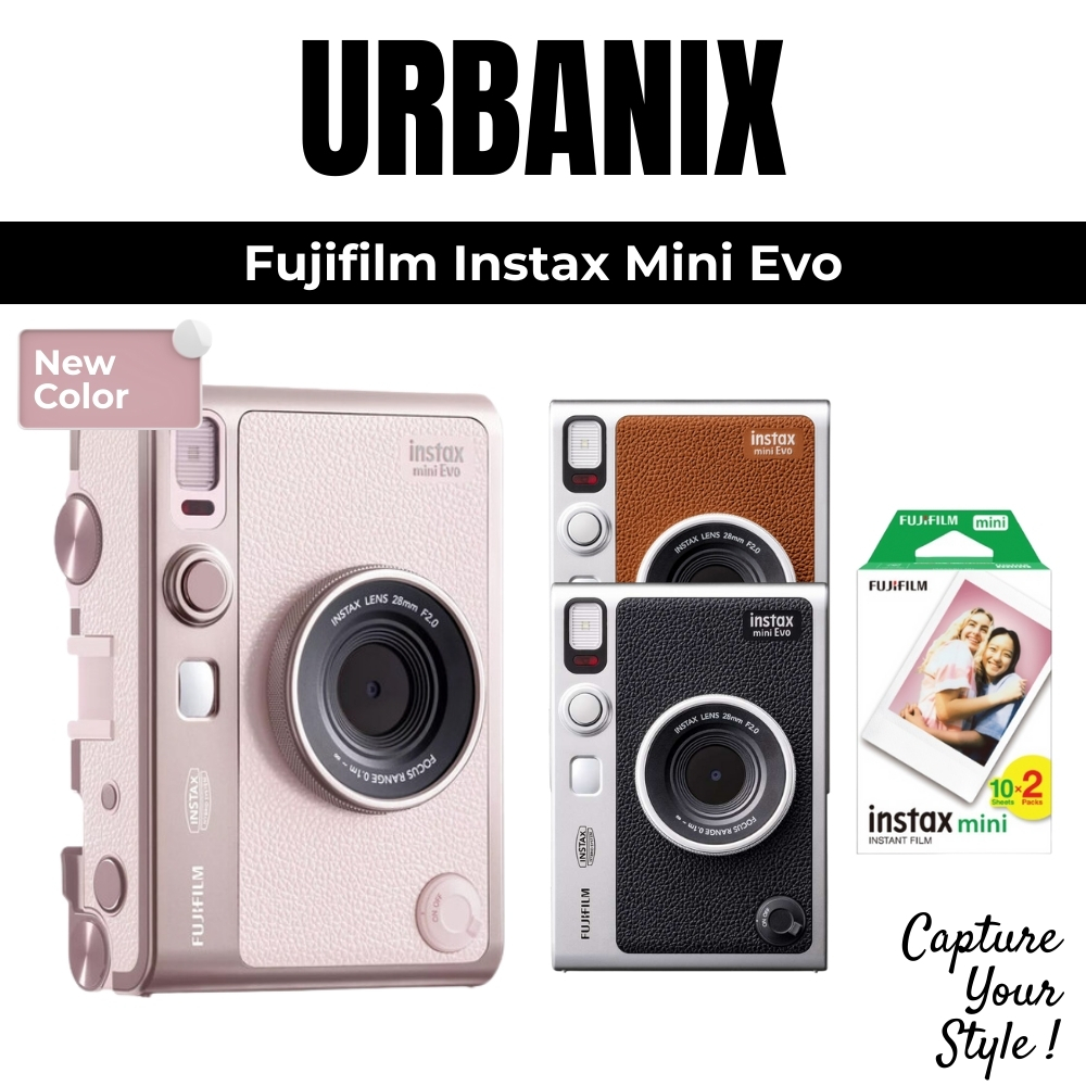 Jual URBANIX - [New Color] Fujifilm Instax Mini Evo Fuji Instant Camera ...