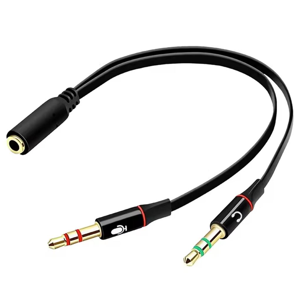 Jual Kabel Splitter Audio 1 Female to 2 Male Aux Audio 3.5mm | Shopee ...