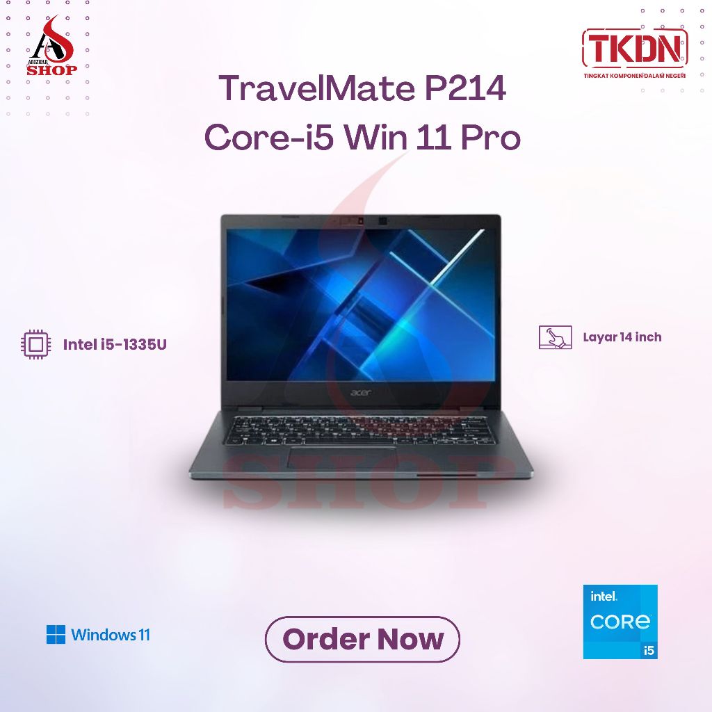Jual Acer TMP2140442 TravelMate P214 | Intel Core i5 | Win 11 Pro ...