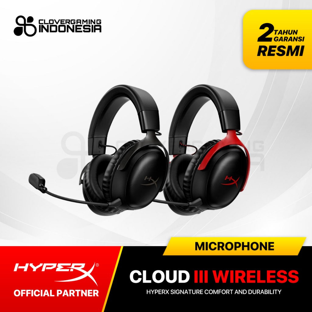 Jual HyperX Cloud III Wireless Headset Gaming Multiplatform Cloud 3 ...