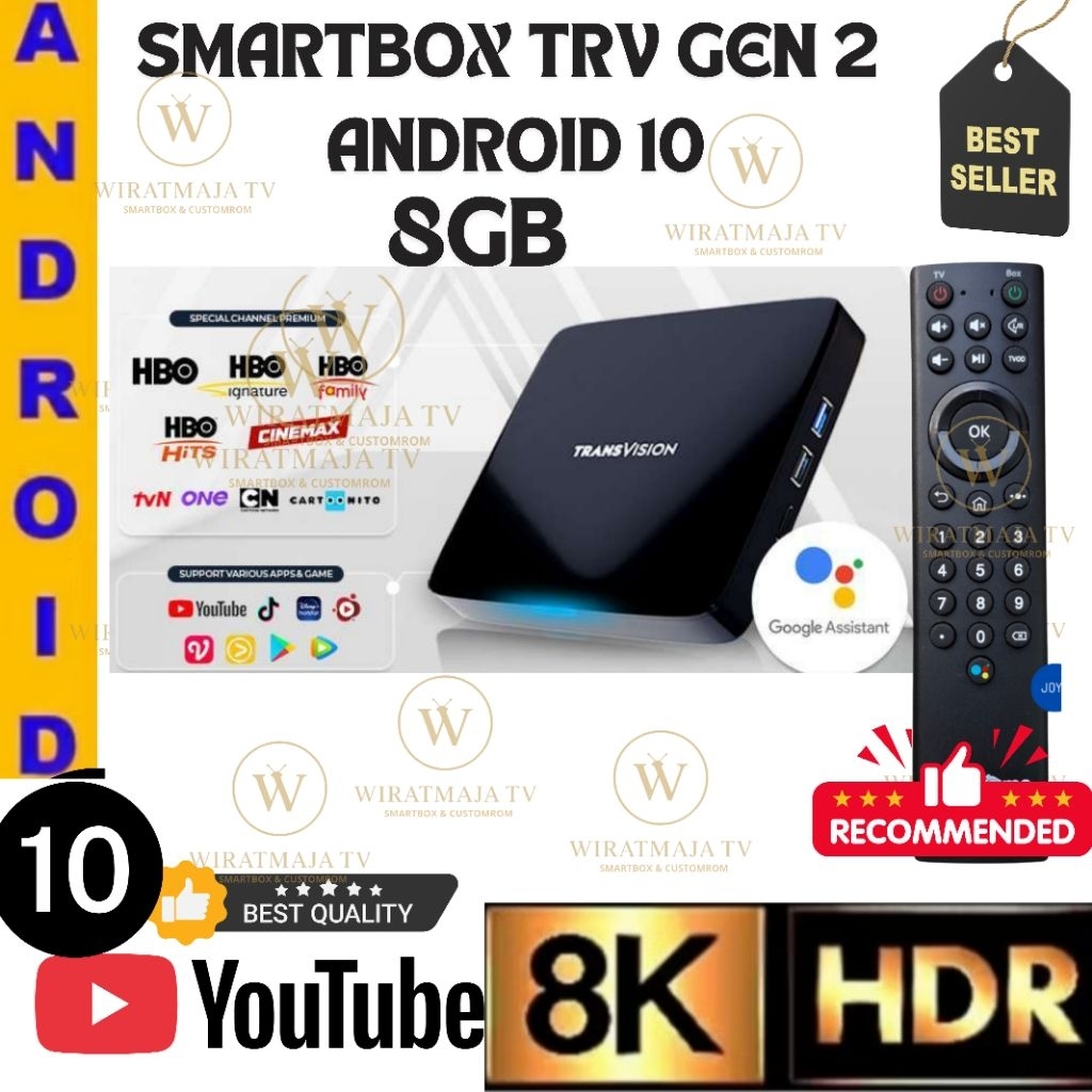 Jual SMART TV BOX TRV GEN 2 (SEI500TR) OS 10 VOICE REMOTE (UNLOCK+FULL ...