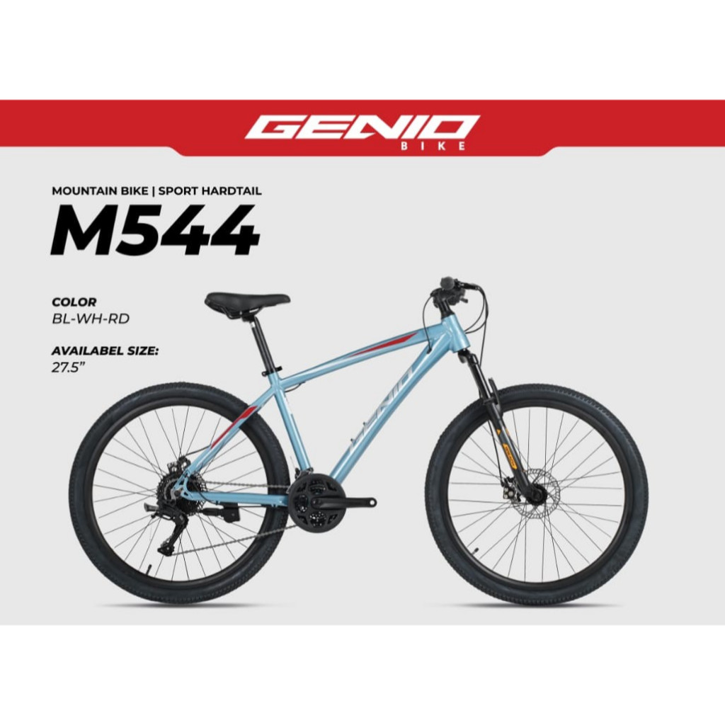 Jual Sepeda Gunung MTB Genio M543 27.5 Inch | Shopee Indonesia