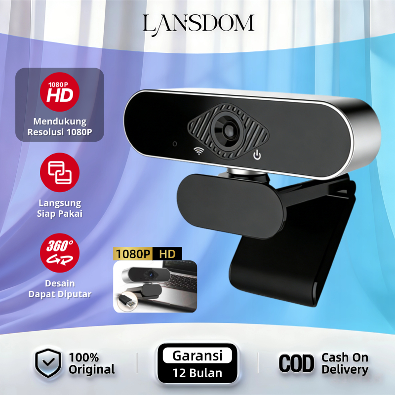 Jual Kamera PC HD 1080P Webcam dengan Mikrofon - Low Light Vision ...