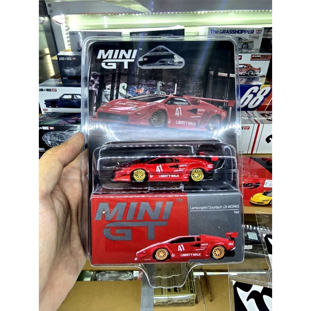 Jual Mini GT Lamborghini Countach LB Works Red MGT 1100 | Shopee Indonesia