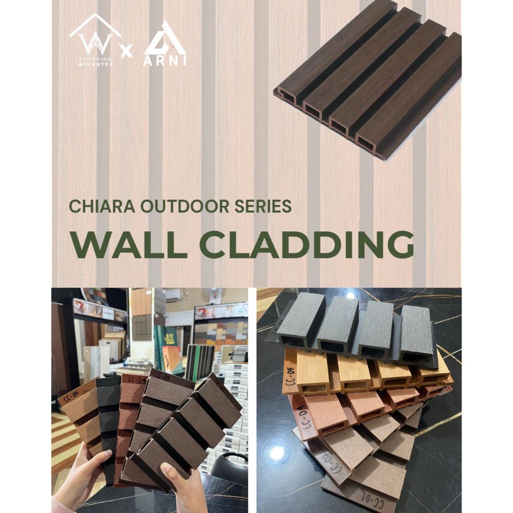 Jual WPC Outdoor Wall Cladding/Panel WPC Wood Chiara Panjang 2,9m ...