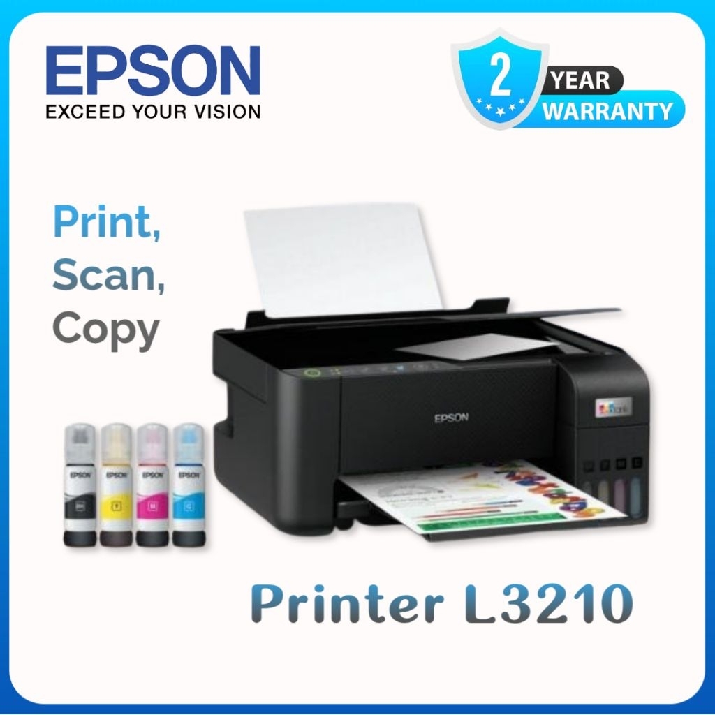 Jual PRINTER EPSON L3210 L-3210 L 3210 PENGANTI L3110 PRINT COPY SCAN ...