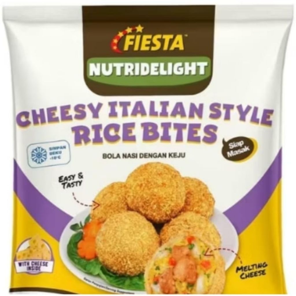 Jual Fiesta CHEESY ITALIAN Rice Bites 400GR | Shopee Indonesia