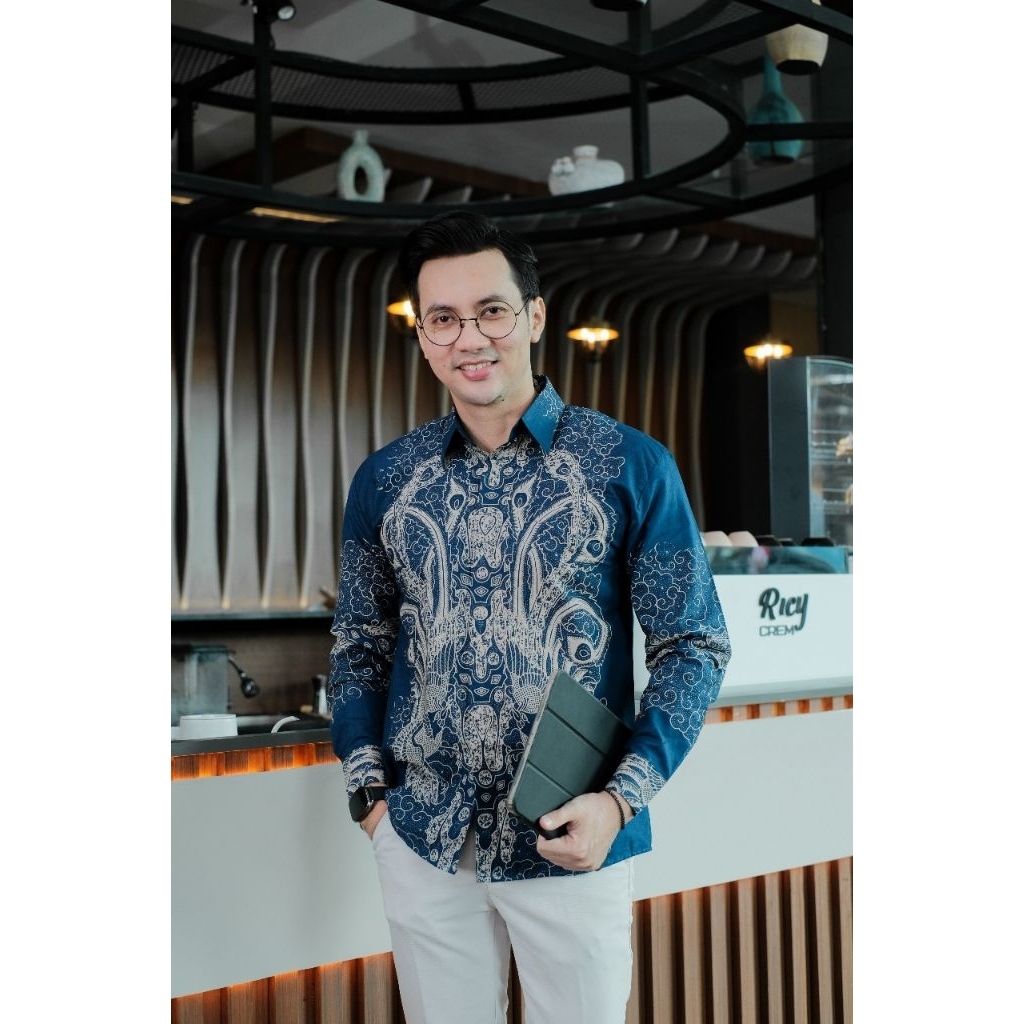 Batik Pasangan Motif Hanifah Atasan Batik Pria 6
