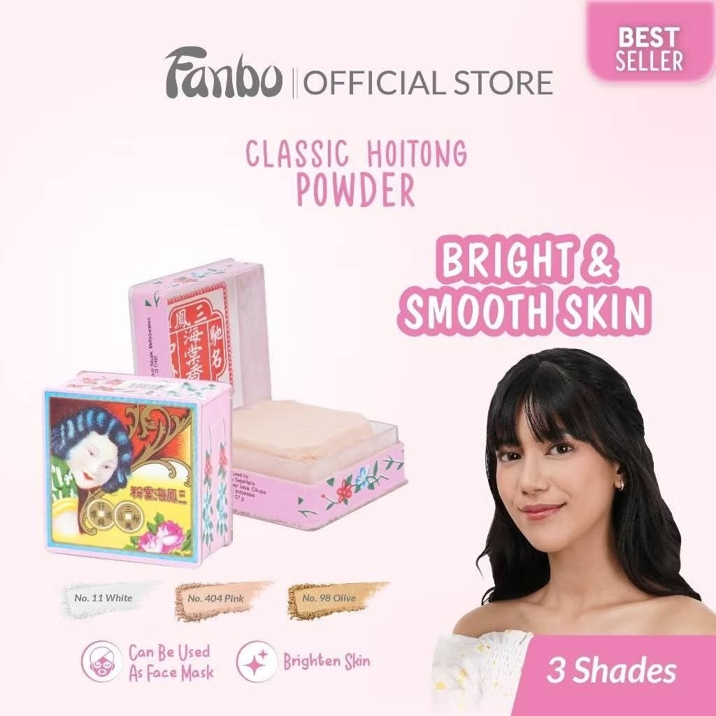 Jual Fanbo haitong powder_bedak semi padat/bedak dingin | Shopee Indonesia