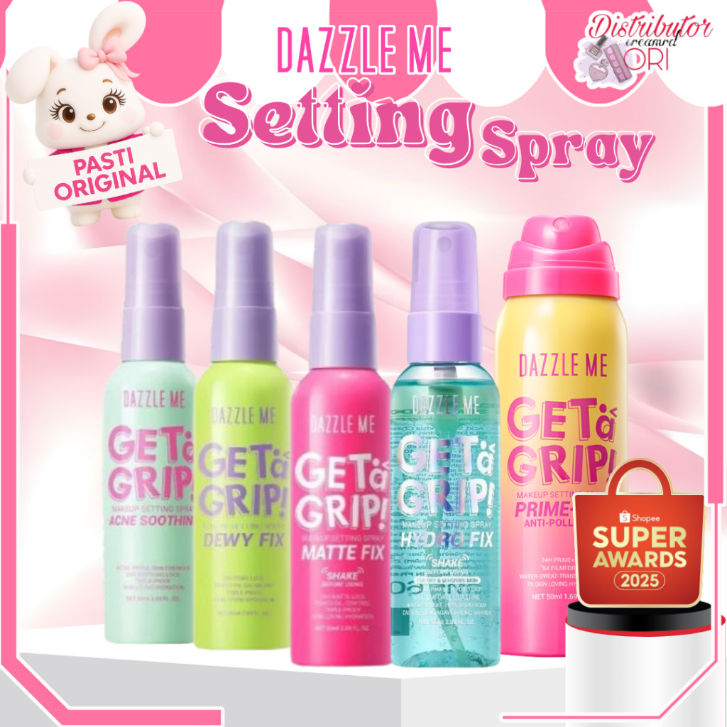 Jual DAZZLE ME Get a Grip! Makeup Setting Spray | Beauty Protecting 4 X ...