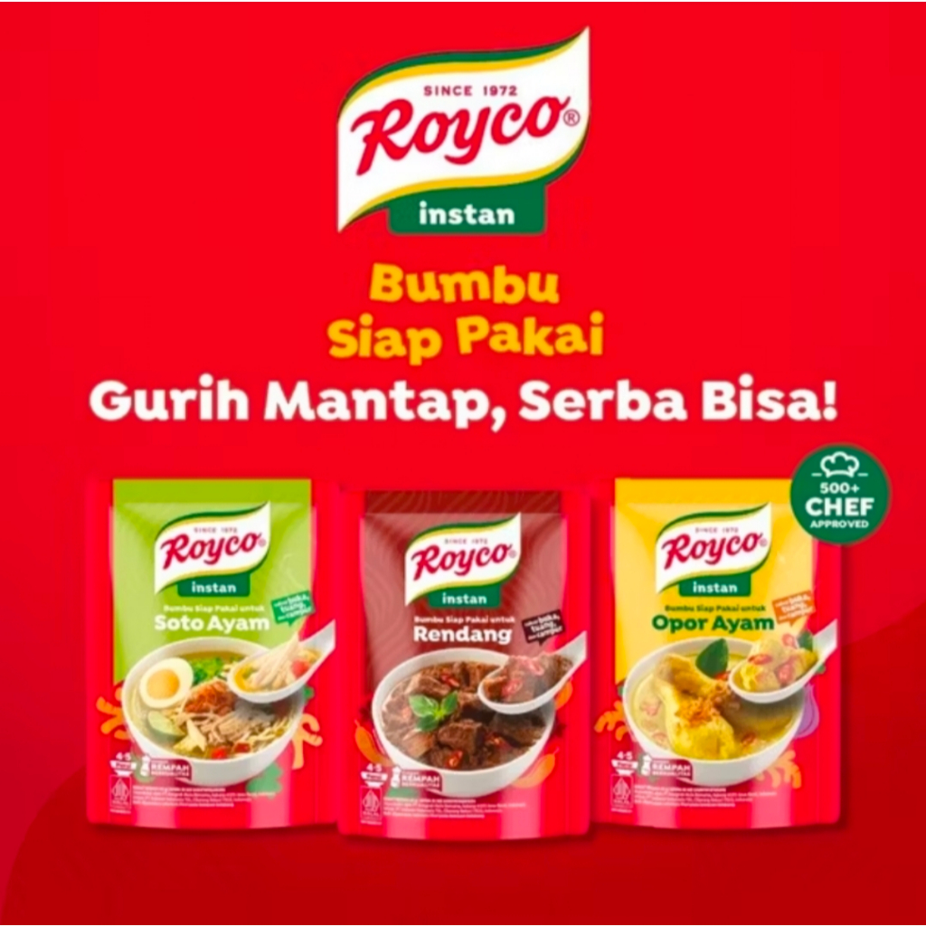 Jual Royco Instan Bumbu Siap Pakai Rendang Soto Ayam Opor Ayam | Shopee ...