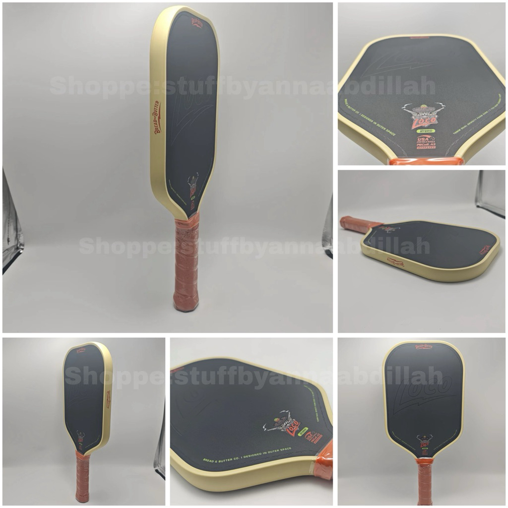 Jual Racket bread&butter loco serat carbon T700 eva+epp+pp 16mm ...