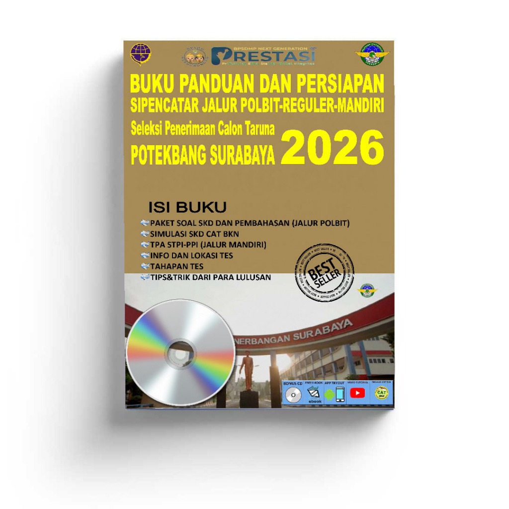 Jual PANDUAN PERSIAPAN SIPENCATAR POLTEKBANG SURABAYA POLBIT 2026 POLA ...