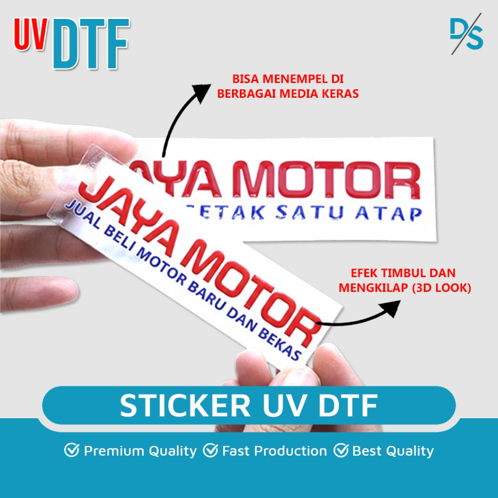 Jual DSPRINTING - Stiker UV DTF Custom / Ukuran a4 / Sticker UV DTF ...