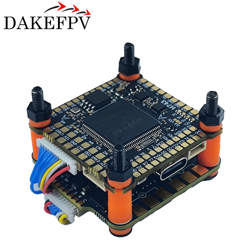 Jual DAKEFPV H743 H7 FC FPV Drone Flight controller Stack 55A Ardupilot ...