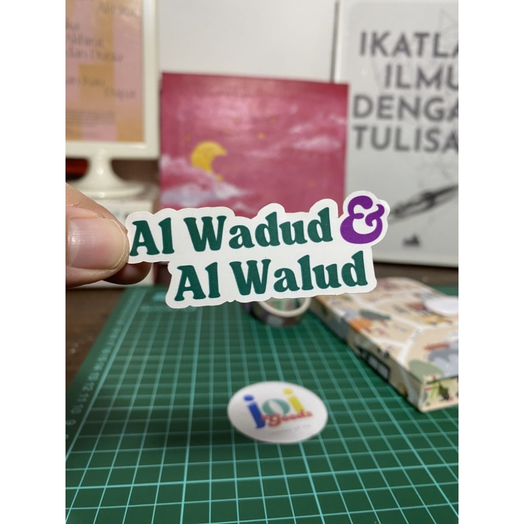Jual Sticker Al Wadud & Al Walud - Sticker Kromo , Aesthetic Sticker ...