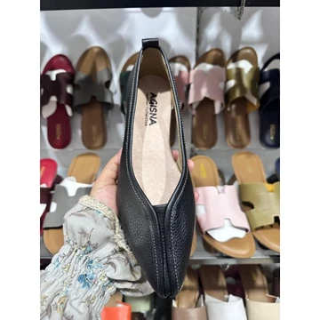 Sepatu Flat Wanita Kulit Sapi Asli Sukaregang Garut Sepatu Kasual Warna Cantik Berkualitas