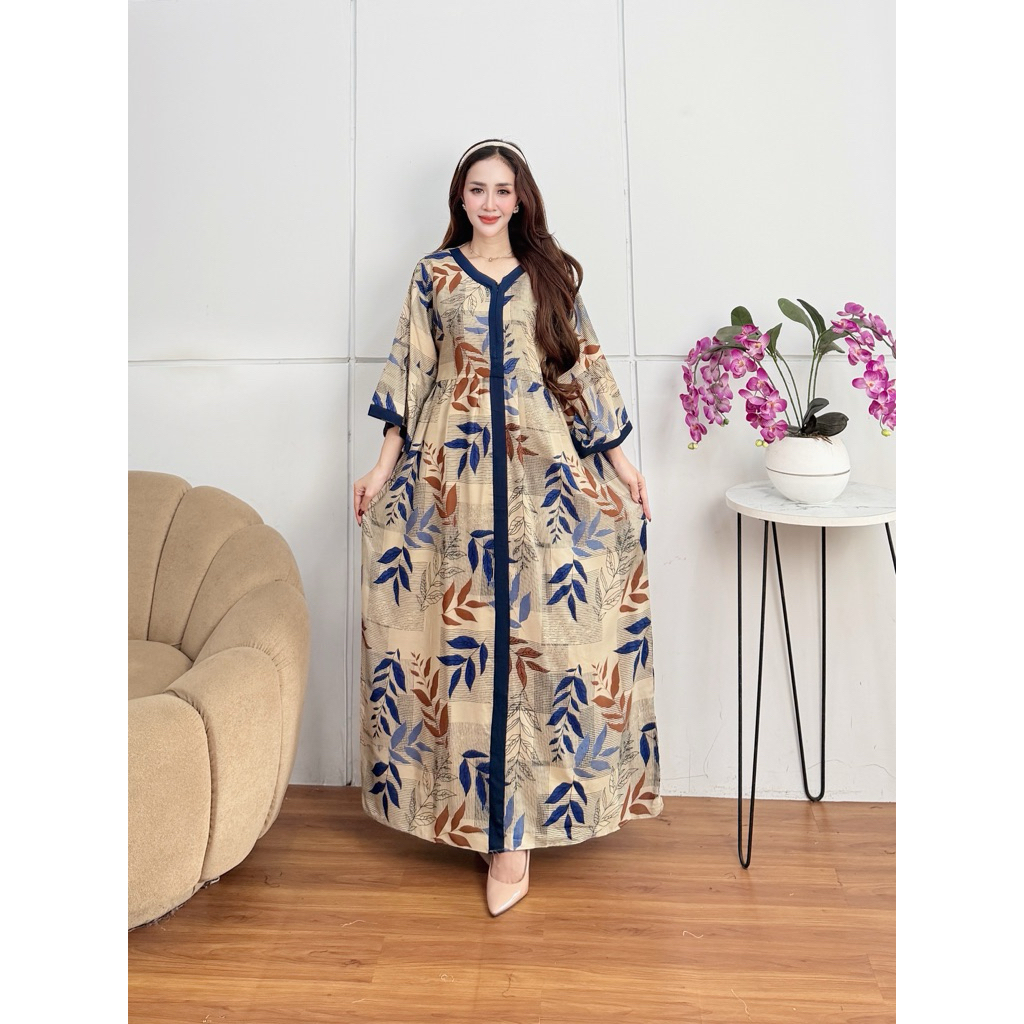 Longdres Rempel Jumbo Kekinian Daster Rempel Andin Jumbo LD 130 cm