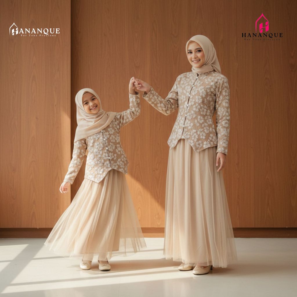 Jual Hananque Farsya Set Rok Raya Series Couple Ibu dan Anak Usia 1-13 ...