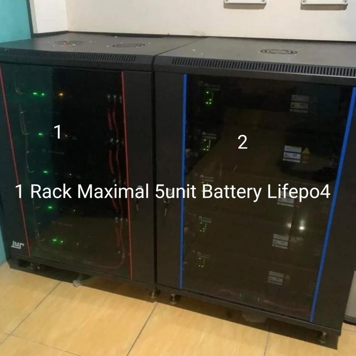 Jual Rak Indorack Baterai Lithium Lifepo4 Max 5 Unit For Rack ZTE ...