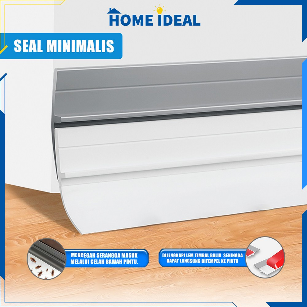 Door Bottom Seal Penutup Celah Bawah Pintu Minimalis / Anti Rayap Penghalang Debu Angin Serangga HI C1505