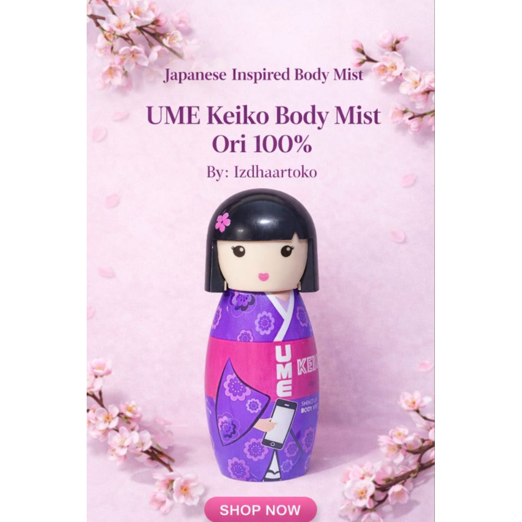 Jual UME BODY MIST 100ML 100% ORIGINAL | Shopee Indonesia