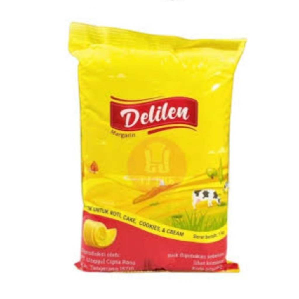 Jual Margarine Delilend 1kg - Praktis untuk Berbagai Kue | Shopee Indonesia