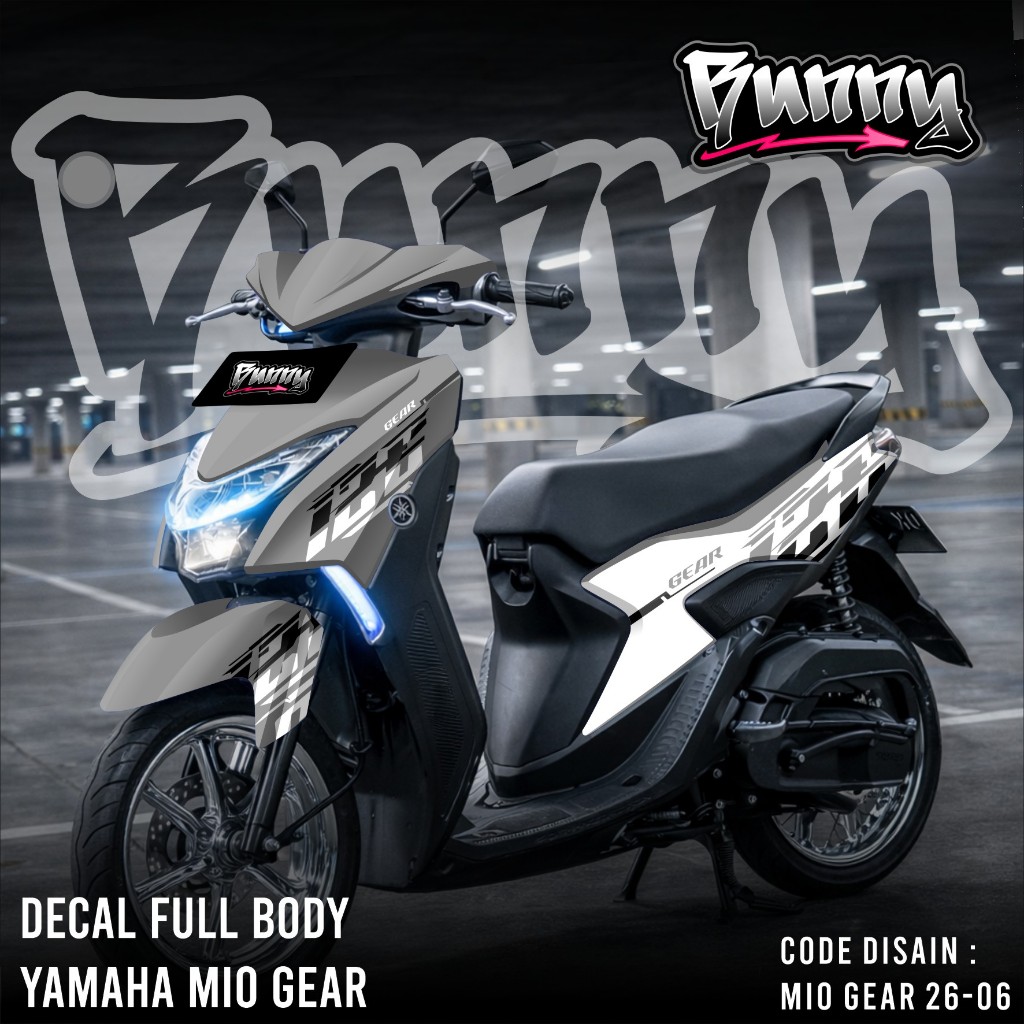 Jual (COD) TERBARU Decal Sticker Motor Yamaha Mio Gear Tahun 2020 2021 ...