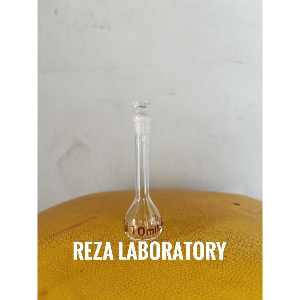 Jual Labu Ukur Kaca Borosilikat PYREX Class A dengan Tutup Kaca – Flask ...