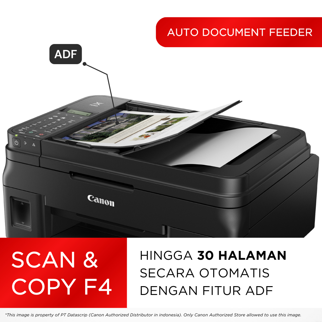 Jual Printer F4 Wifi Canon G4010 - Ink Tank ADF FAX Wireless All In One ...