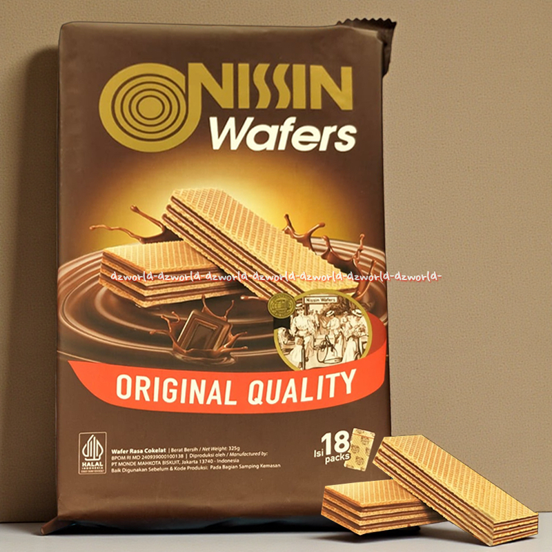 Jual Nissin Wafers 325gr Wafer Rasa Cokelat Original Quality Wafer ...