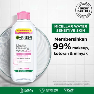 GARNIER Micellar Cleansing Water Pink 50ml 125ml 400ml