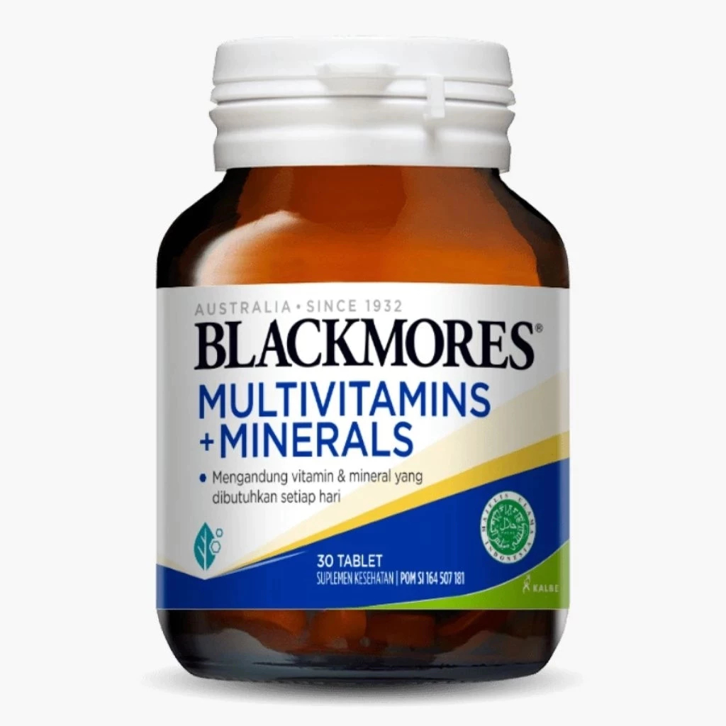 Jual Blackmores Multivitamins Plus Minerals BPOM Kalbe 30 Tab ...