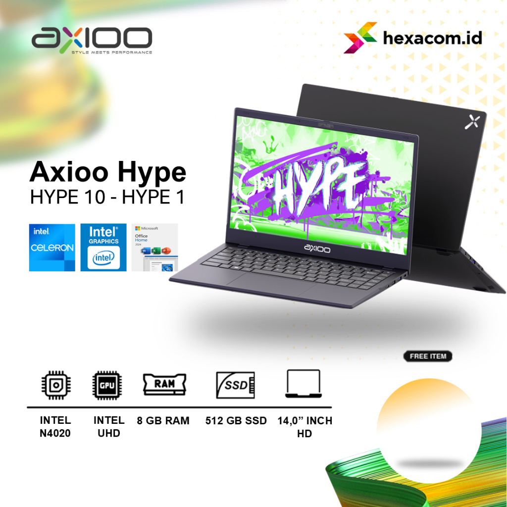 Jual Axioo Laptop Hype 1 Terlengkap & Harga Terbaru Juli 2026 | Shopee ...