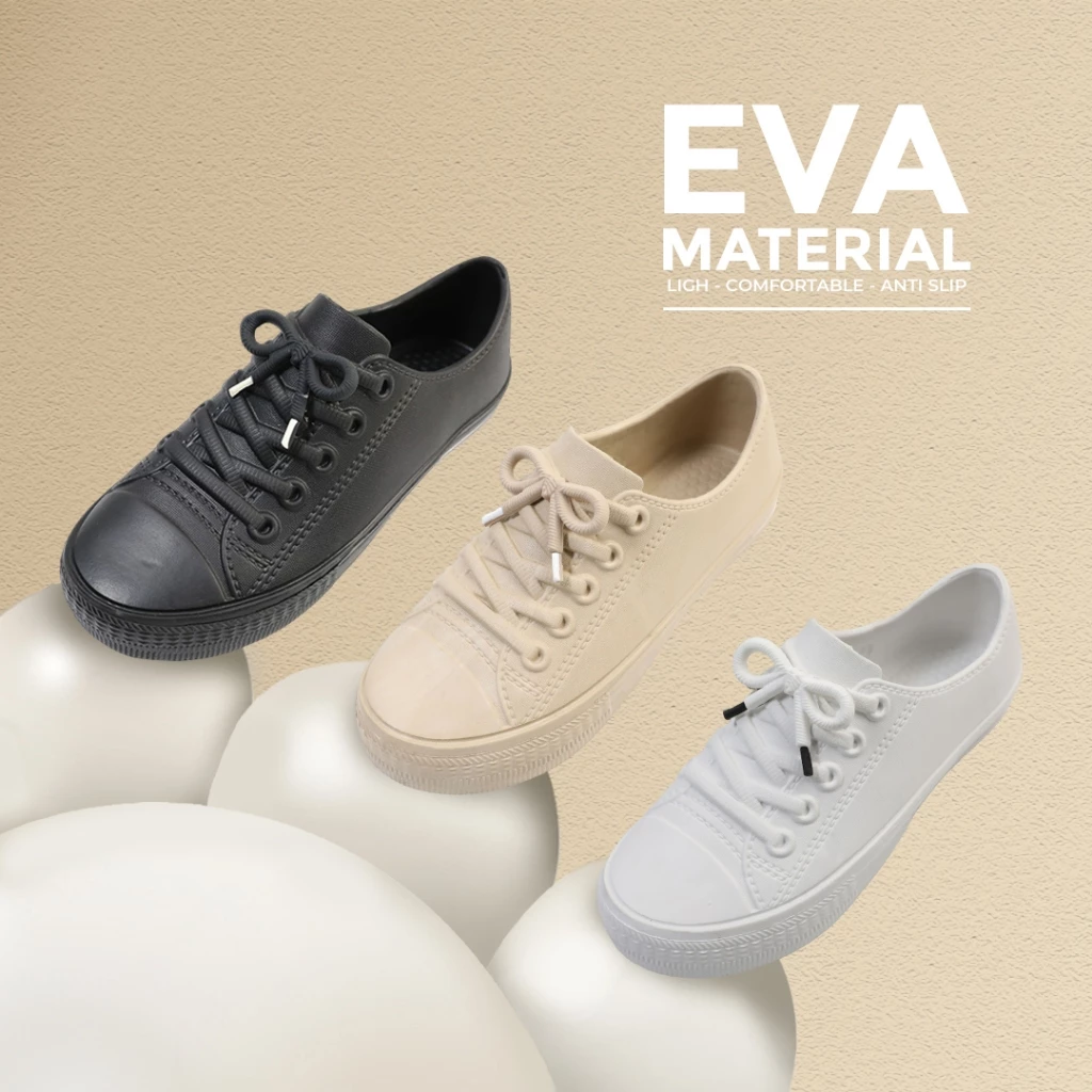 Sneakers Wanita Slip-On Empuk Anti Slip Chic