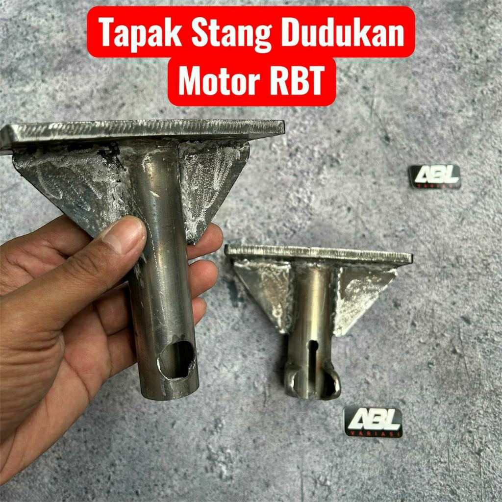 Jual Dudukan Tapak Stang RBT Motor Honda Dan Yamahai Super Kokoh Tebal ...