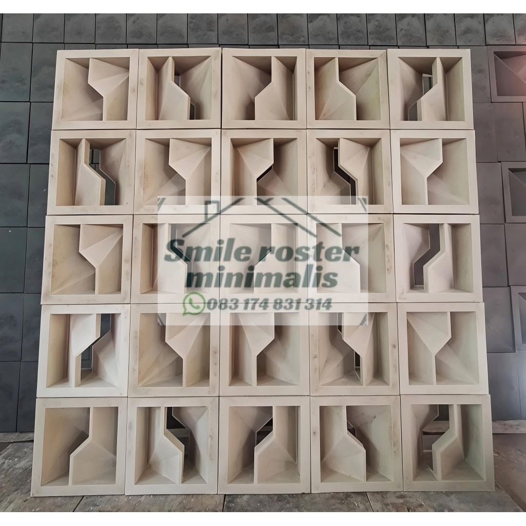 Jual Roster Beton Anti Tampias Tipe petir (dua sisi) | Shopee Indonesia