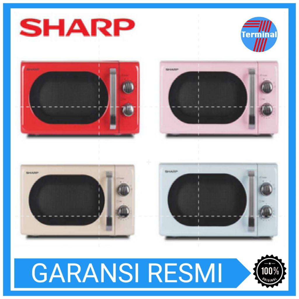 Jual SHARP Microwave Oven Solo RETRO 20L R-201MRS / R-201MRS-RD/PK/BW ...