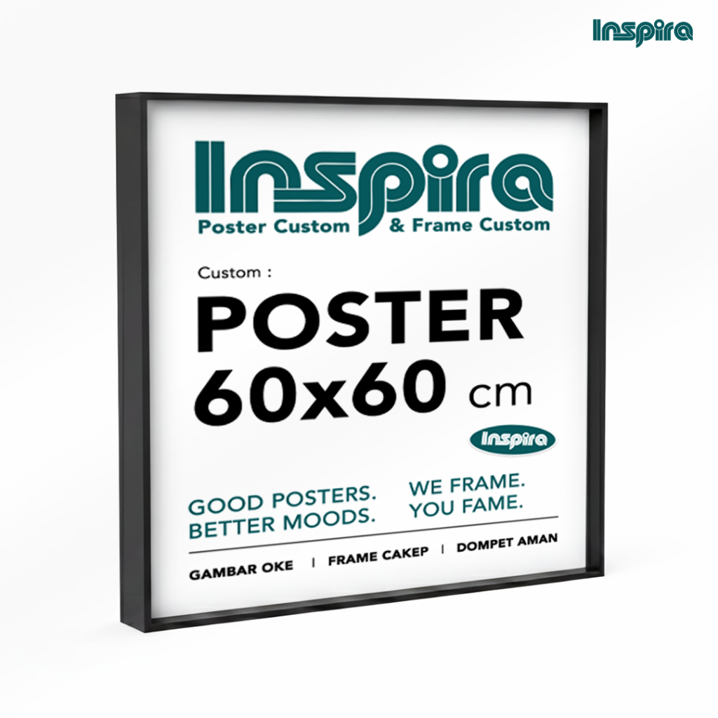 Jual Inspira Custom 60x60 Bingkai Frame Cetak Foto Dekorasi Dinding ...
