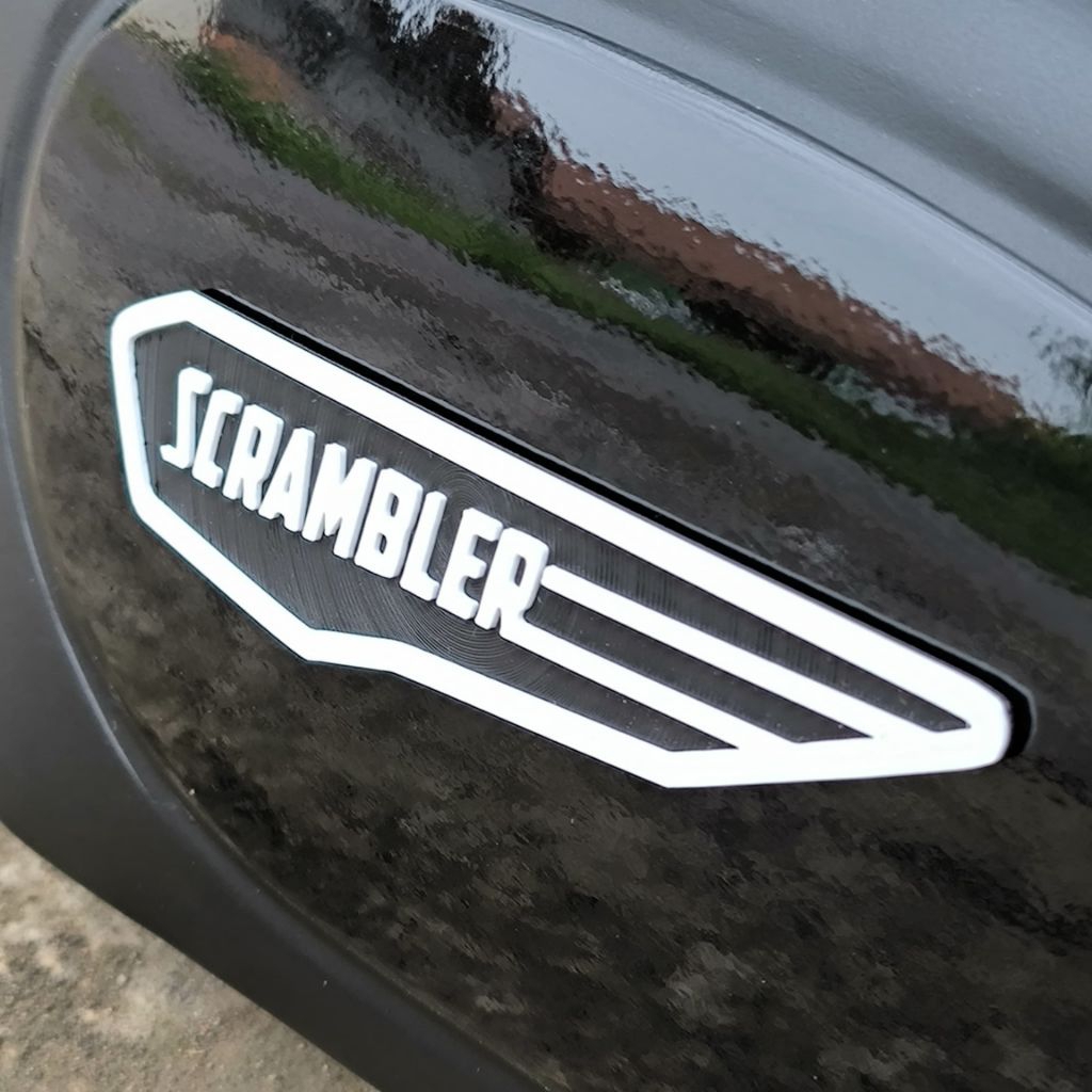 Jual Emblem Scrambler 3D ABS | Shopee Indonesia