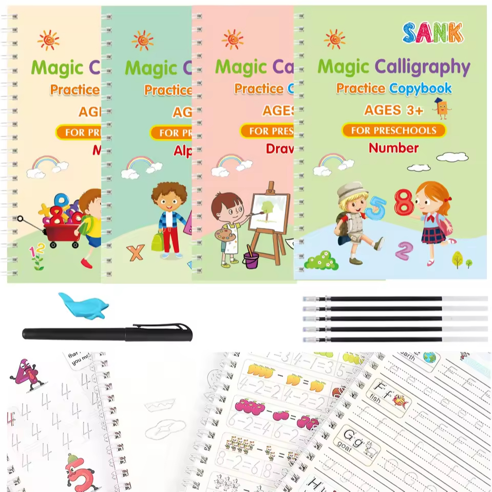 Jual BUKU SANK MAGIC BOOK 3+ / MAGIC SANK BOOK/ BUKU BELAJAR MENULIS ...