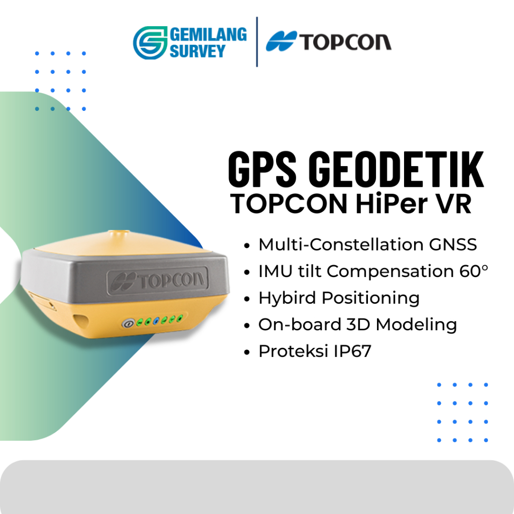 Jual GPS Geodetik Topcon HiPer VR GNSS Receiver | Shopee Indonesia